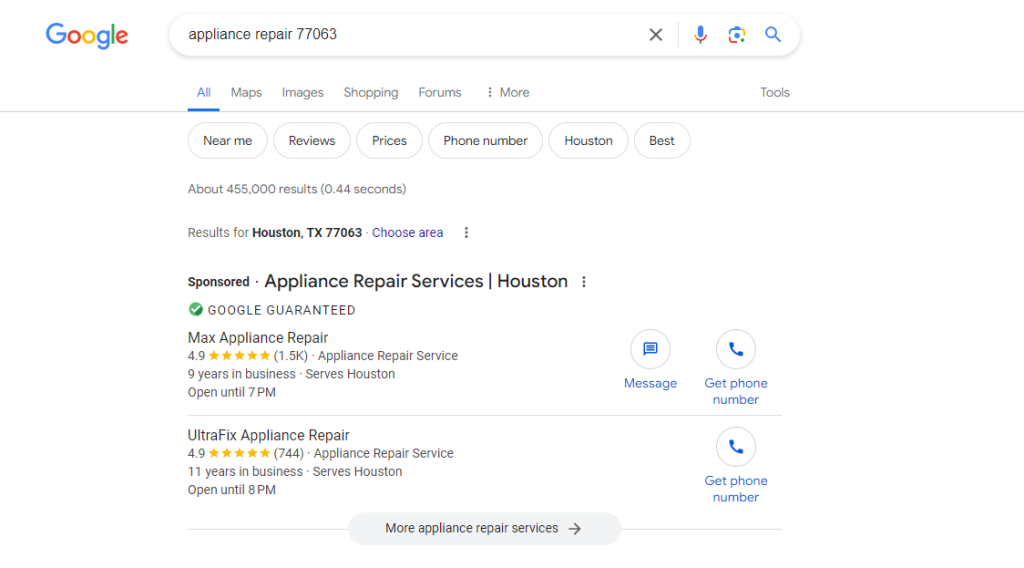 appliance-repair-google-ads