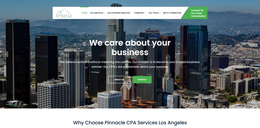 pinnacle-tax-services-website-design