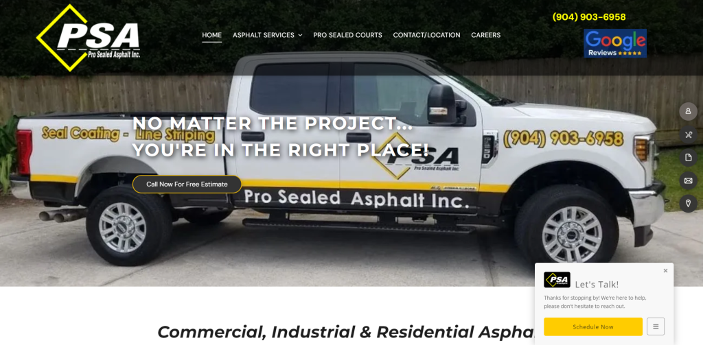 pro-sealed-asphalt-website-design