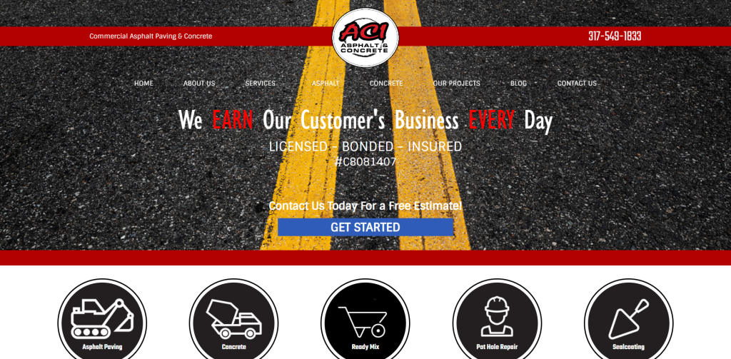 aci-pavement-website-design